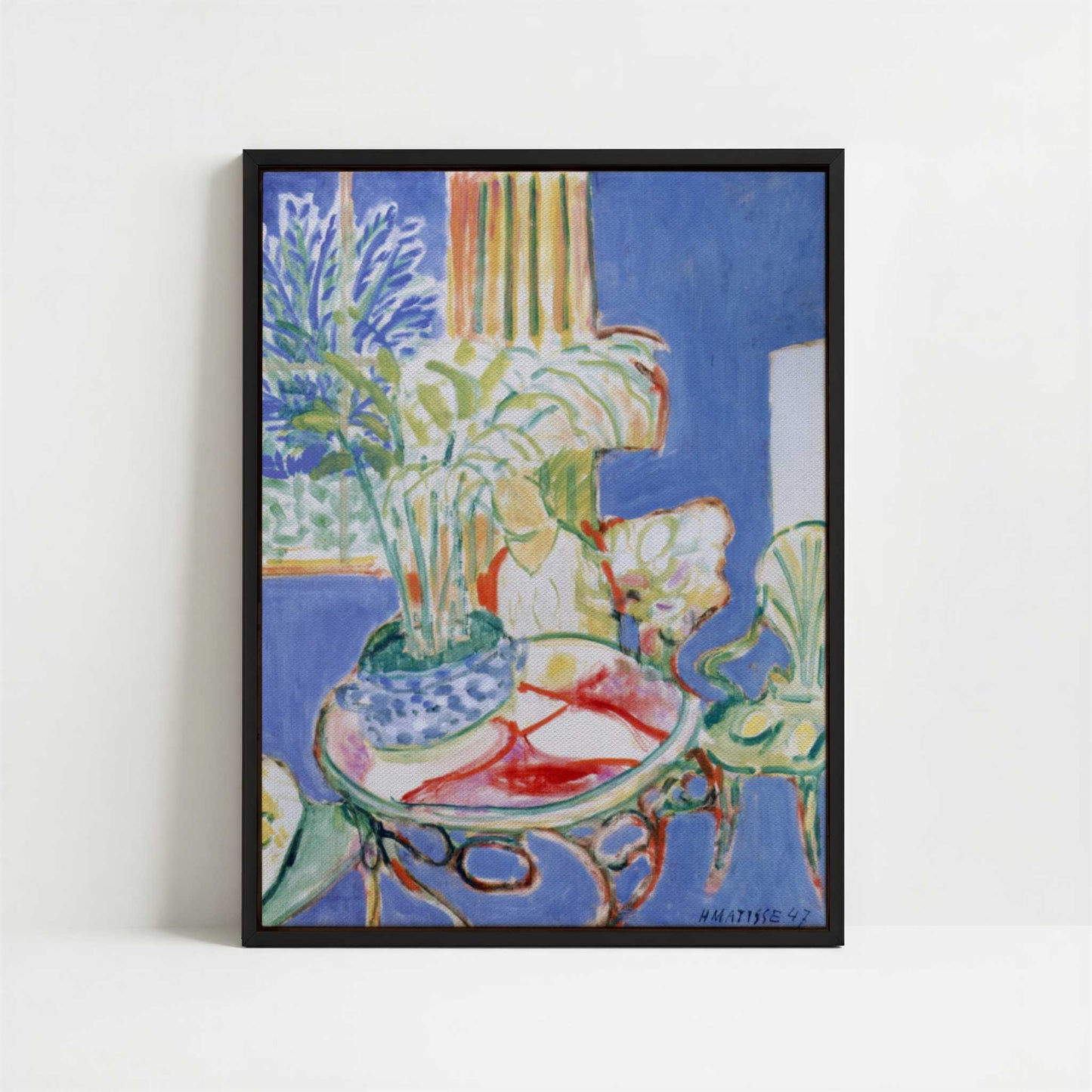 Framed Canvas - Framed canvas in black frame