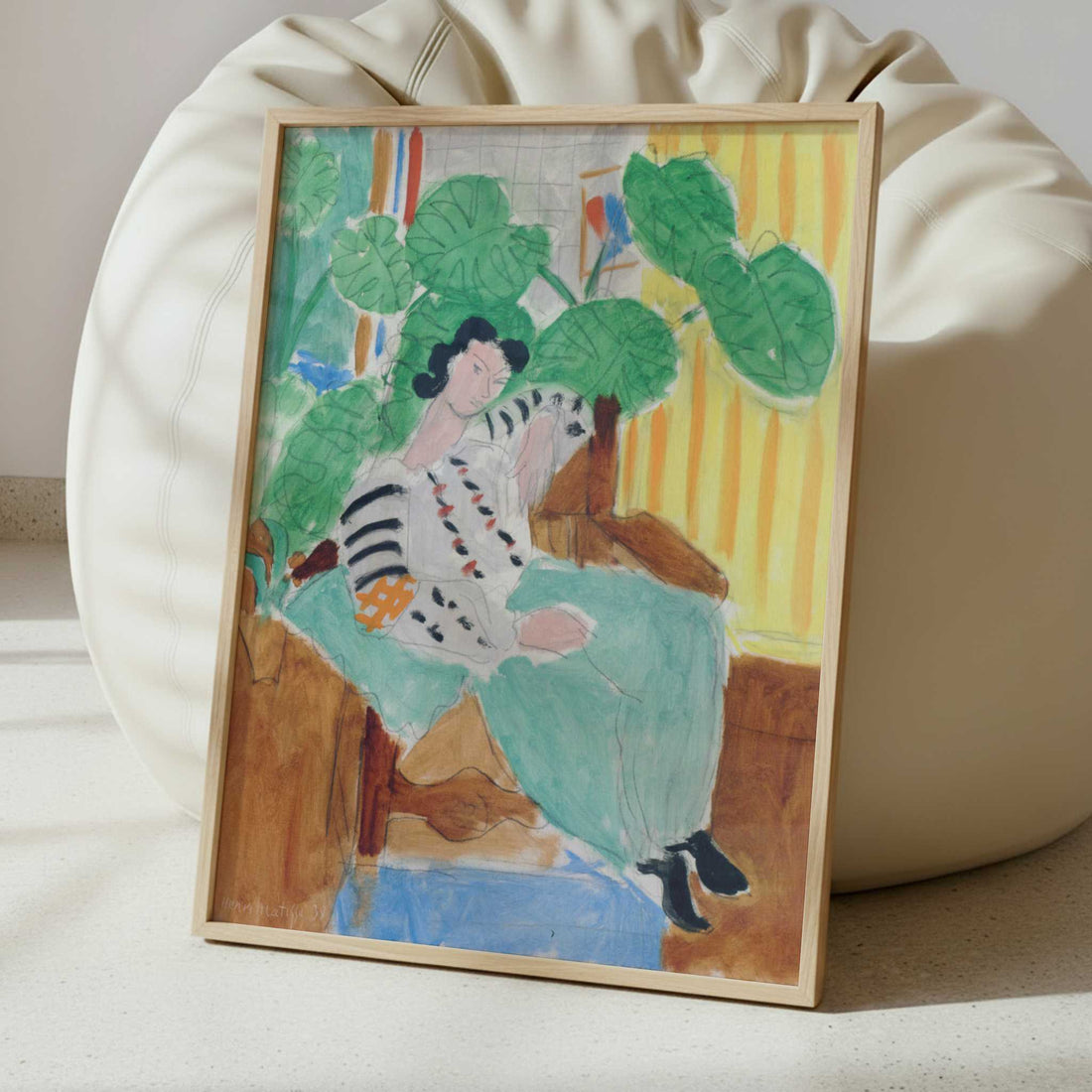Small Romanian Blouse with Foliage (1938) by Henri Matisse – Art Print - Interior inspiration
