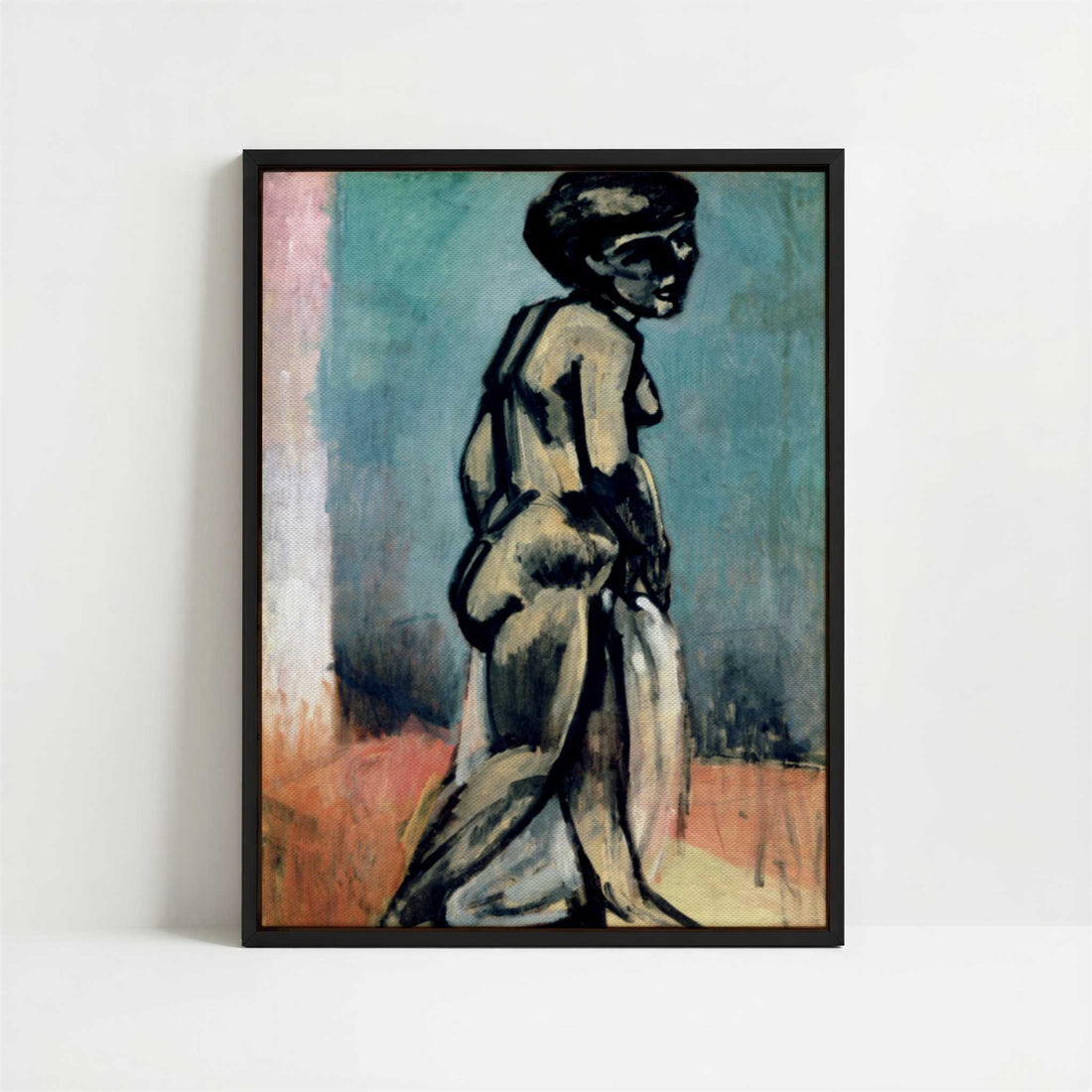 Framed Canvas - Framed canvas in black frame