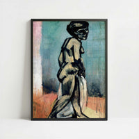 Standing Nude (1907) by Henri Matisse – Art Print - Art print in black frame