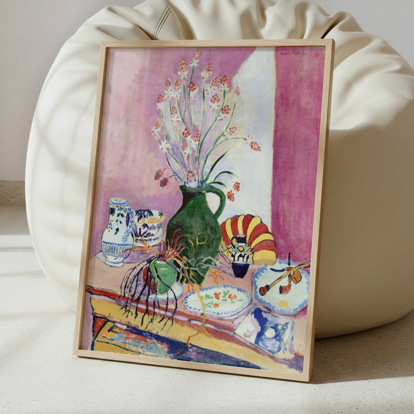 Still Life with Asphodels (1907) by Henri Matisse – Art Print - Interior inspiration
