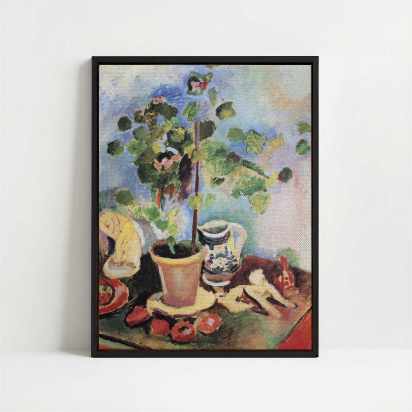 Framed Canvas - Framed canvas in black frame