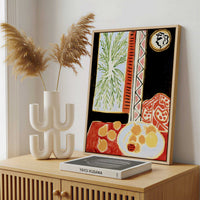 Framed Canvas - Framed canvas in a stylish interior setting