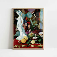 Still Life with a Plaster Figure (1906) by Henri Matisse – Art Print - Art print in oak frame