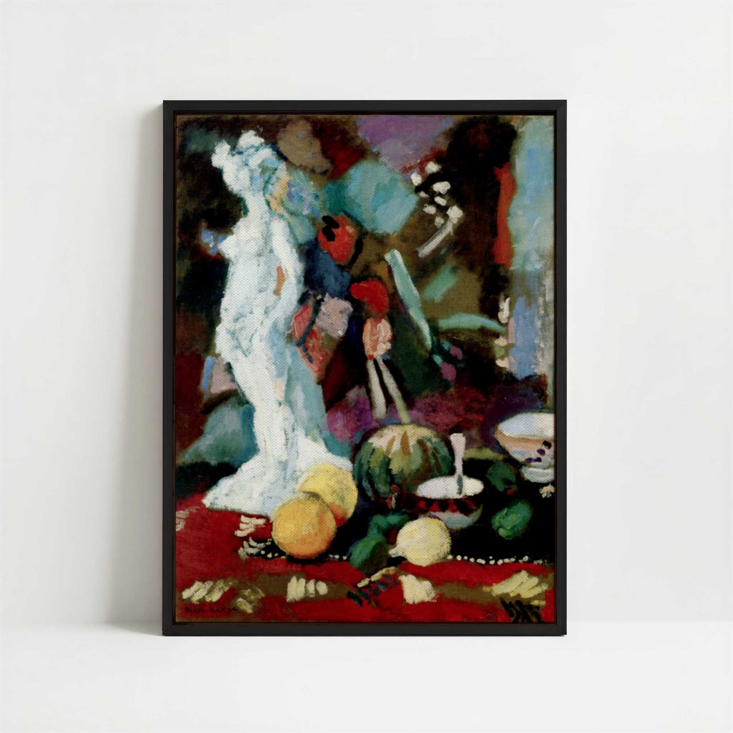 Framed Canvas - Framed canvas in black frame