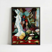 Still Life with a Plaster Figure (1906) by Henri Matisse – Art Print - Art print in black frame