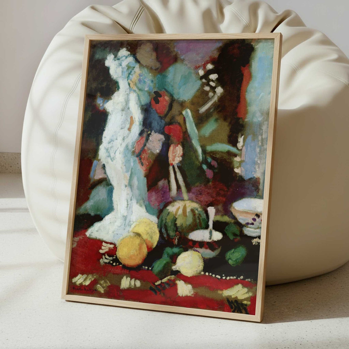 Still Life with a Plaster Figure (1906) by Henri Matisse – Art Print - Interior inspiration