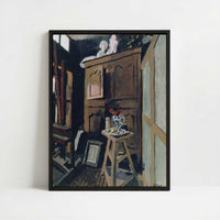 Framed Canvas - Framed canvas in black frame