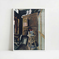 Studio Interior (1903–4) by Henri Matisse – Art Print - Art print in white frame