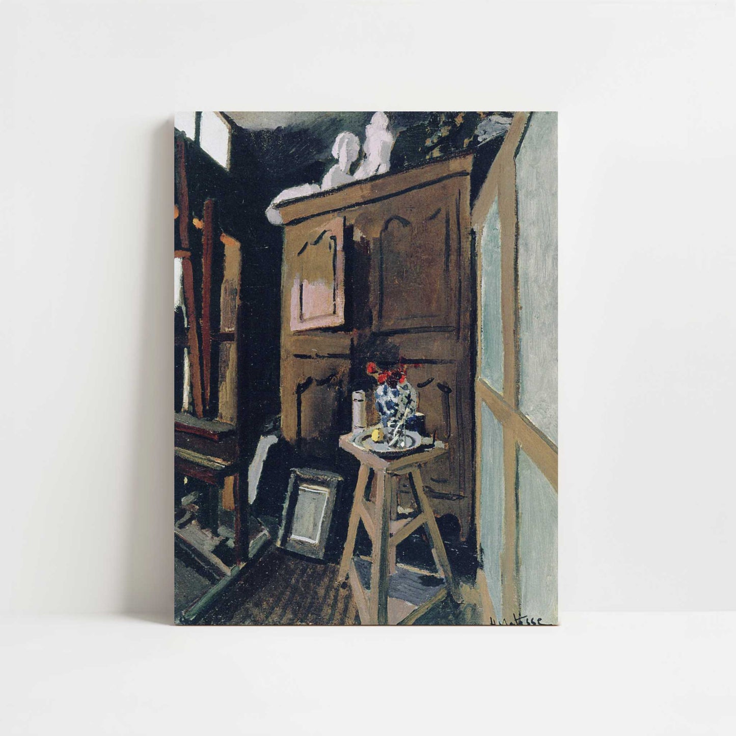 Studio Interior (1903–4) by Henri Matisse – Art Print - Unframed art print