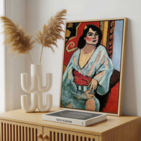 Framed Canvas - Framed canvas in a stylish interior setting