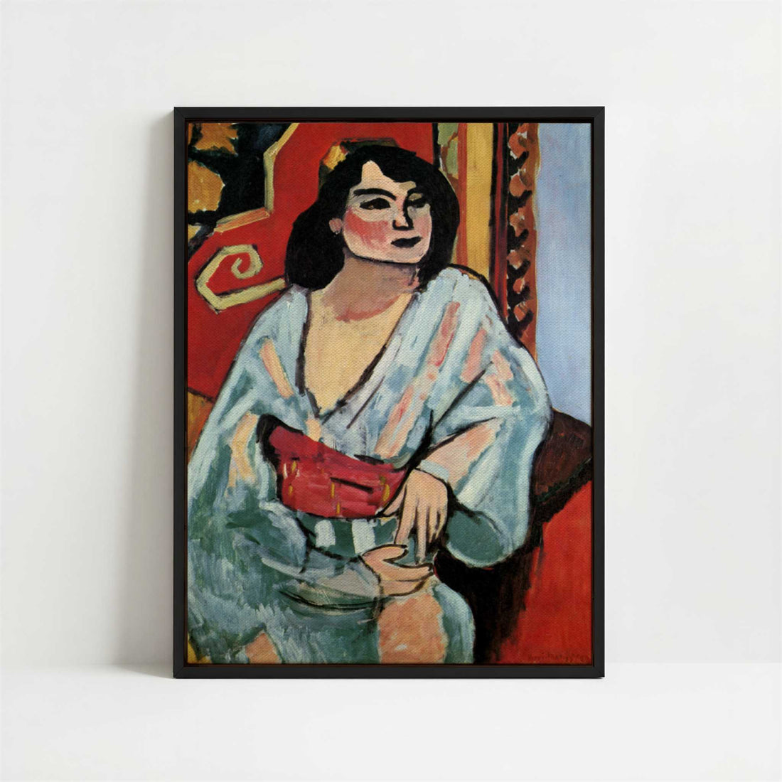 Framed Canvas - Framed canvas in black frame