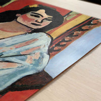 The Algerian Woman (1909) by Henri Matisse – Art Print - Close-up detail of the art print