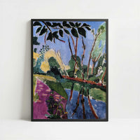 The Bank (1907) by Henri Matisse – Art Print - Art print in black frame