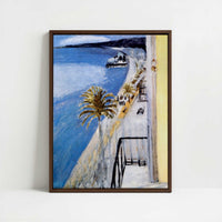 Framed Canvas - Framed canvas in dark wood color frame
