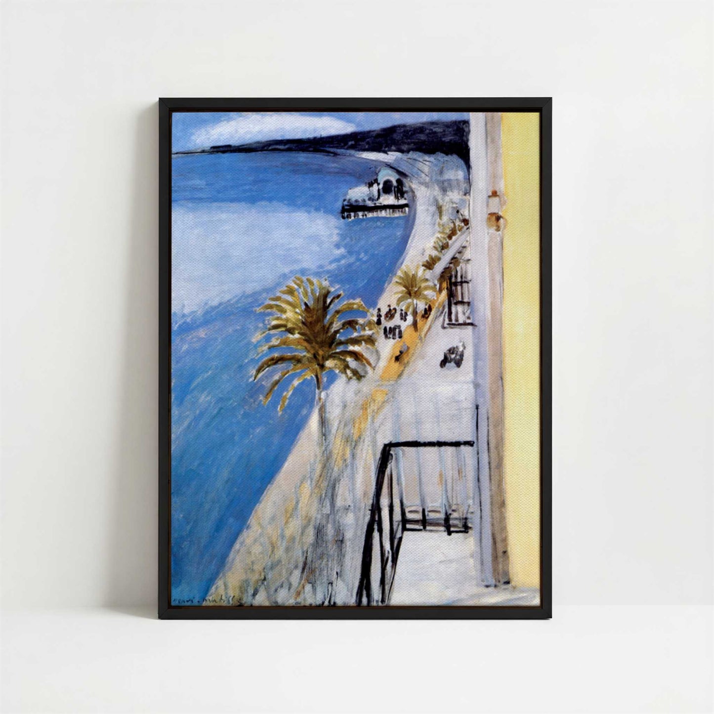 Framed Canvas - Framed canvas in black frame