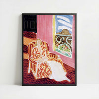 The Black Door (1942) by Henri Matisse – Art Print - Art print in black frame