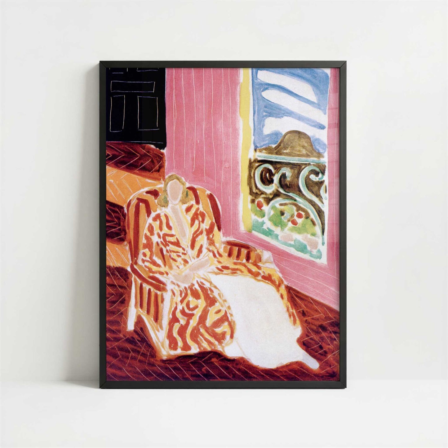 The Black Door (1942) by Henri Matisse – Art Print - Art print in black frame