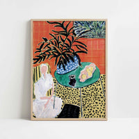 The Black Fern (1948) by Henri Matisse – Art Print - Art print in oak frame