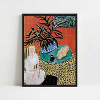 Framed Canvas - Framed canvas in black frame