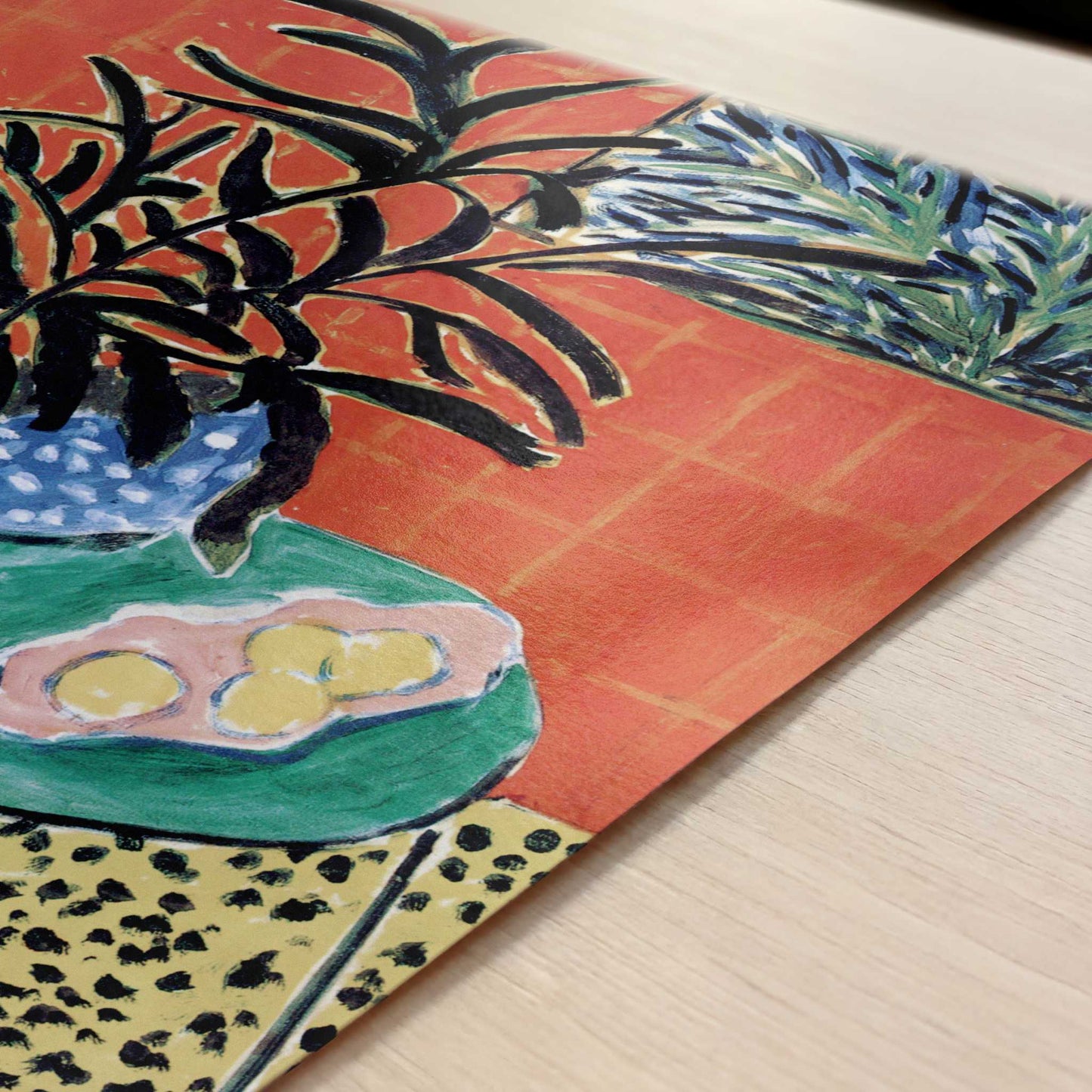 The Black Fern (1948) by Henri Matisse – Art Print - Close-up detail of the art print