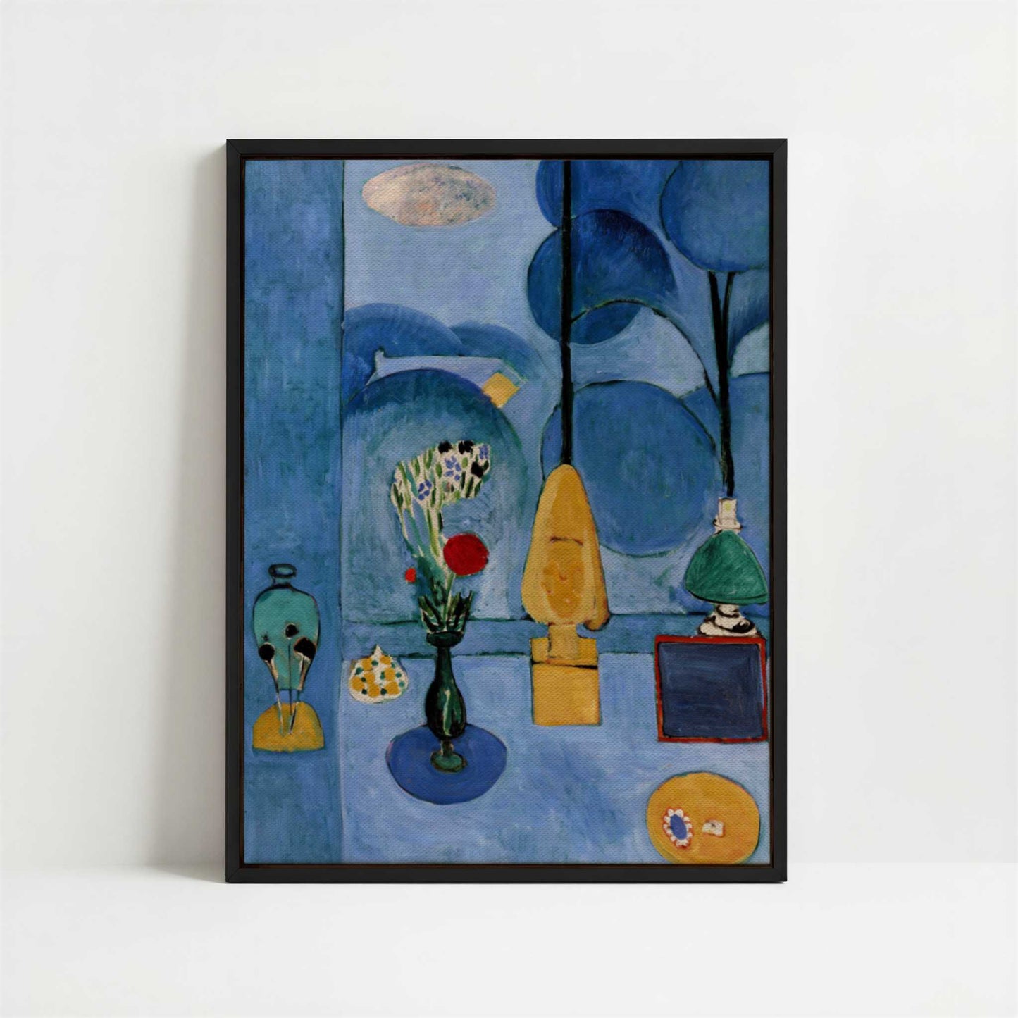 Framed Canvas - Framed canvas in black frame