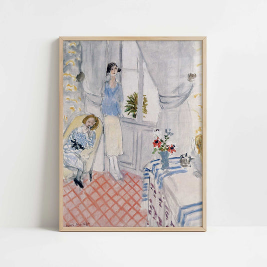 The Boudoir (1921) by Henri Matisse – Art Print - Art print in oak frame