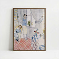 The Boudoir (1921) by Henri Matisse – Art Print - Art print in dark wood frame