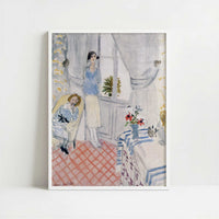 The Boudoir (1921) by Henri Matisse – Art Print - Art print in white frame