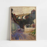 The Bridge (1898) by Henri Matisse – Art Print - Art print in oak frame