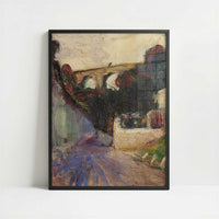 The Bridge (1898) by Henri Matisse – Art Print - Art print in black frame