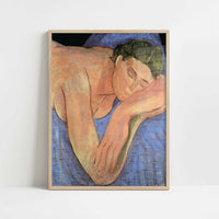 The Dream (1935) by Henri Matisse – Art Print - Art print in oak frame