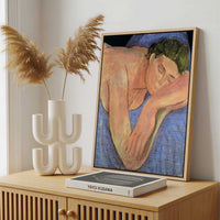 Framed Canvas - Framed canvas in a stylish interior setting