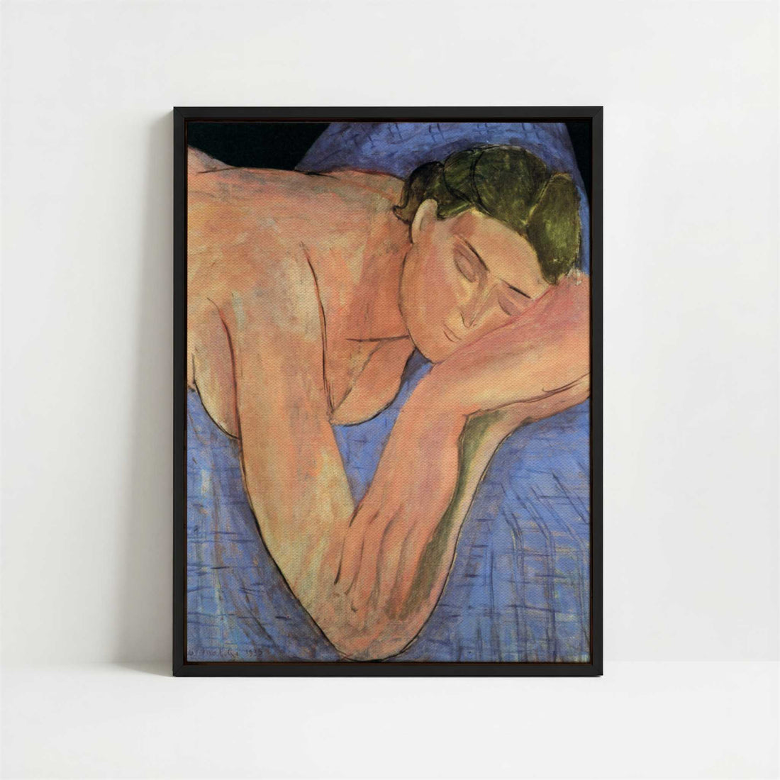 Framed Canvas - Framed canvas in black frame