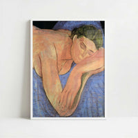 The Dream (1935) by Henri Matisse – Art Print - Art print in white frame