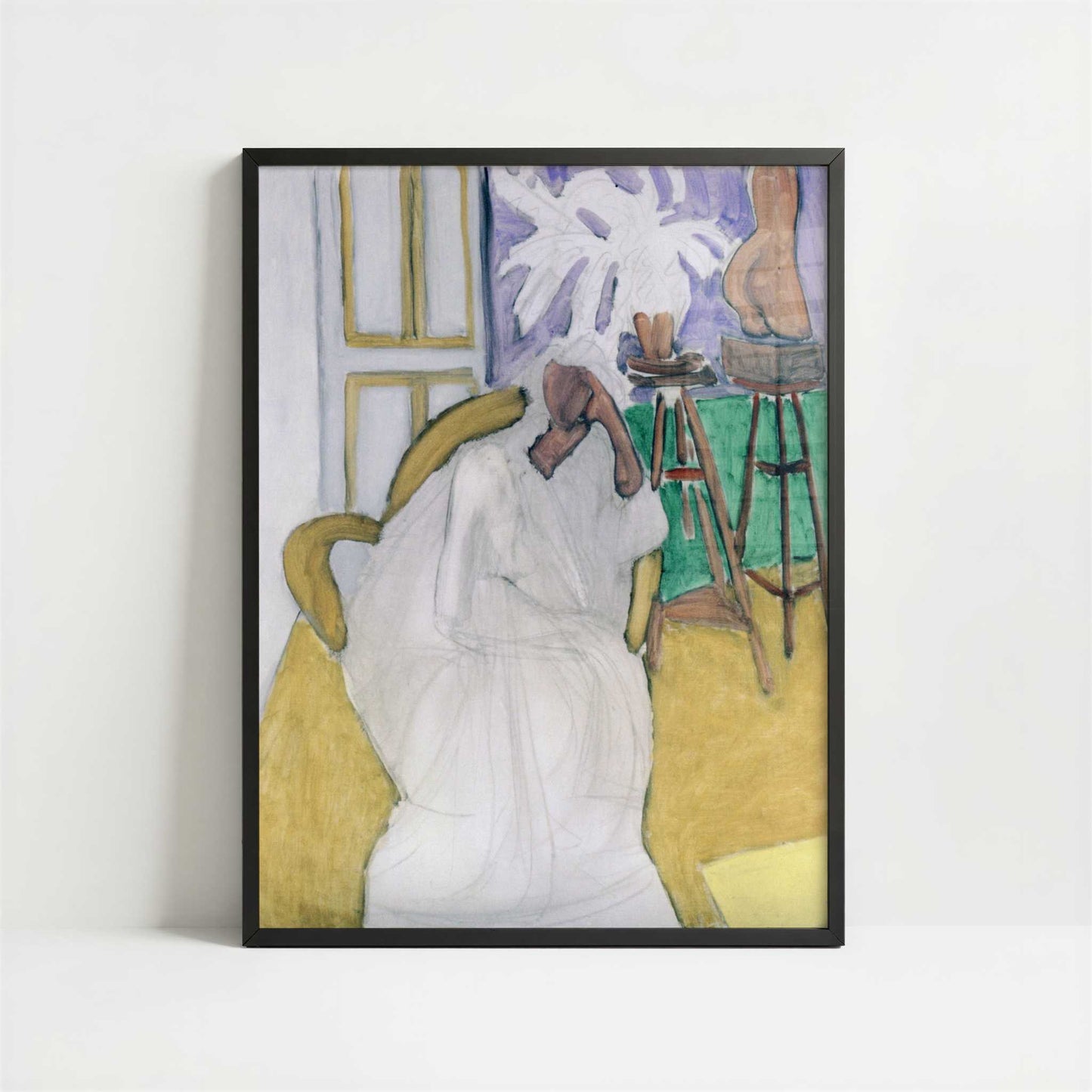 The Gandoura (1939) by Henri Matisse – Art Print - Art print in black frame
