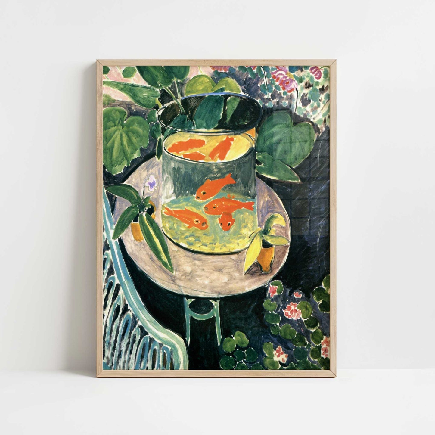 The Goldfish (1912) by Henri Matisse – Art Print - Art print in oak frame