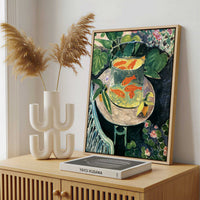 Framed Canvas - Framed canvas in a stylish interior setting