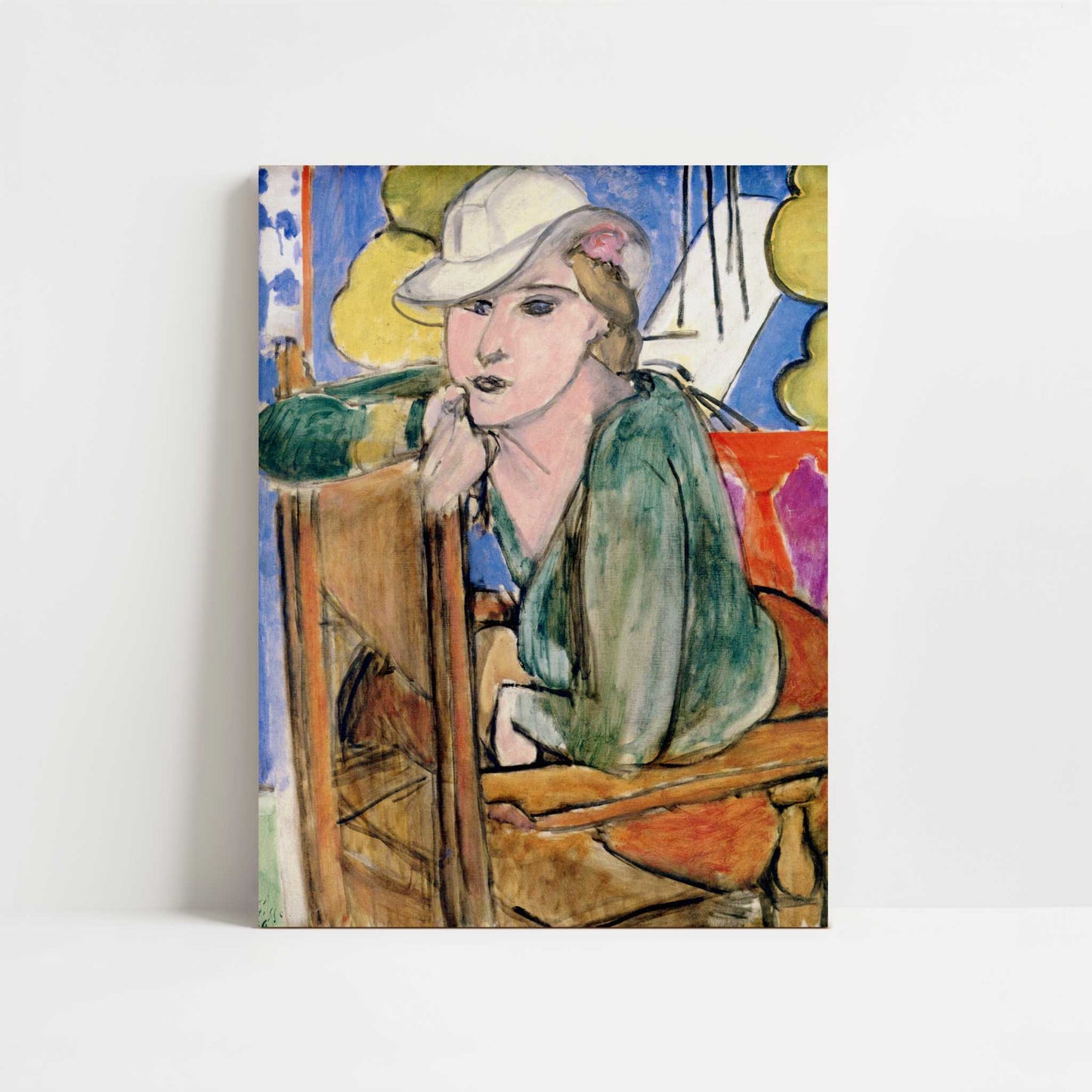 The Green Blouse (1936) by Henri Matisse – Art Print - Unframed art print