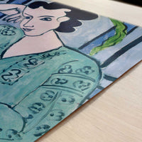 The Green Romanian Blouse (1939) by Henri Matisse – Art Print - Close-up detail of the art print