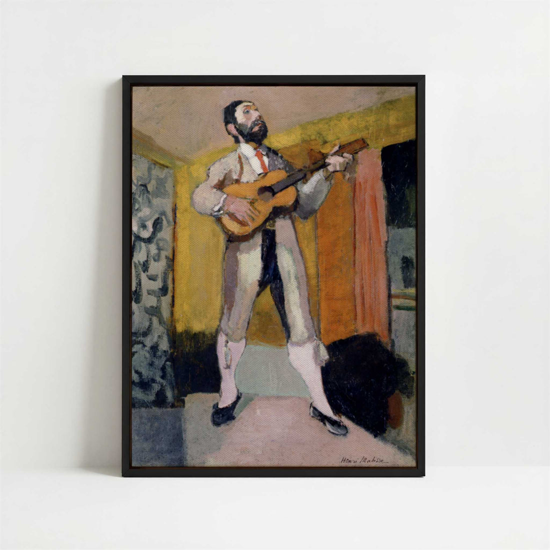 Framed Canvas - Framed canvas in black frame