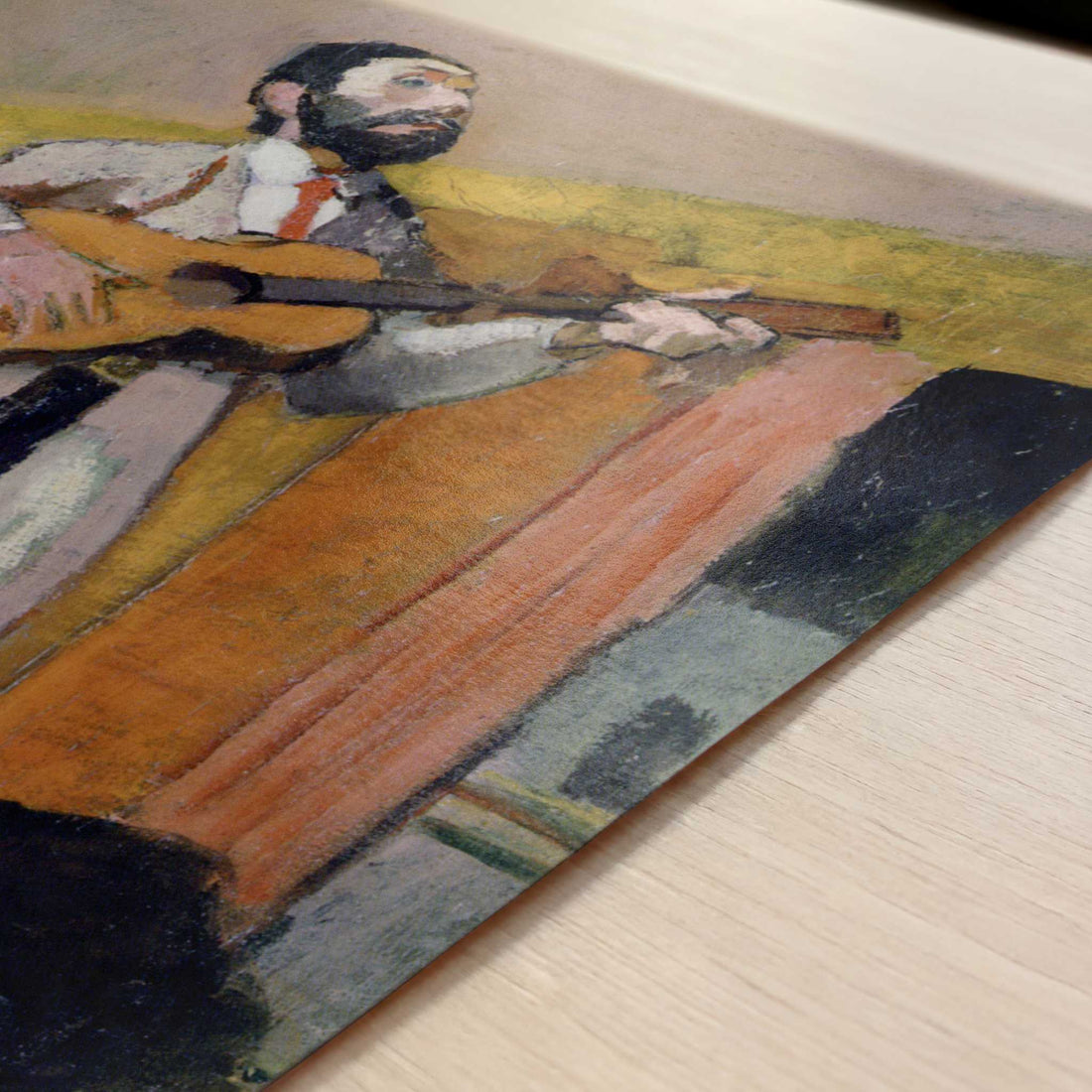 The Guitarist (1903) by Henri Matisse – Art Print - Close-up detail of the art print