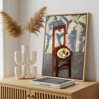Framed Canvas - Framed canvas in a stylish interior setting