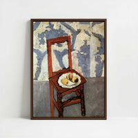 Framed Canvas - Framed canvas in dark wood color frame