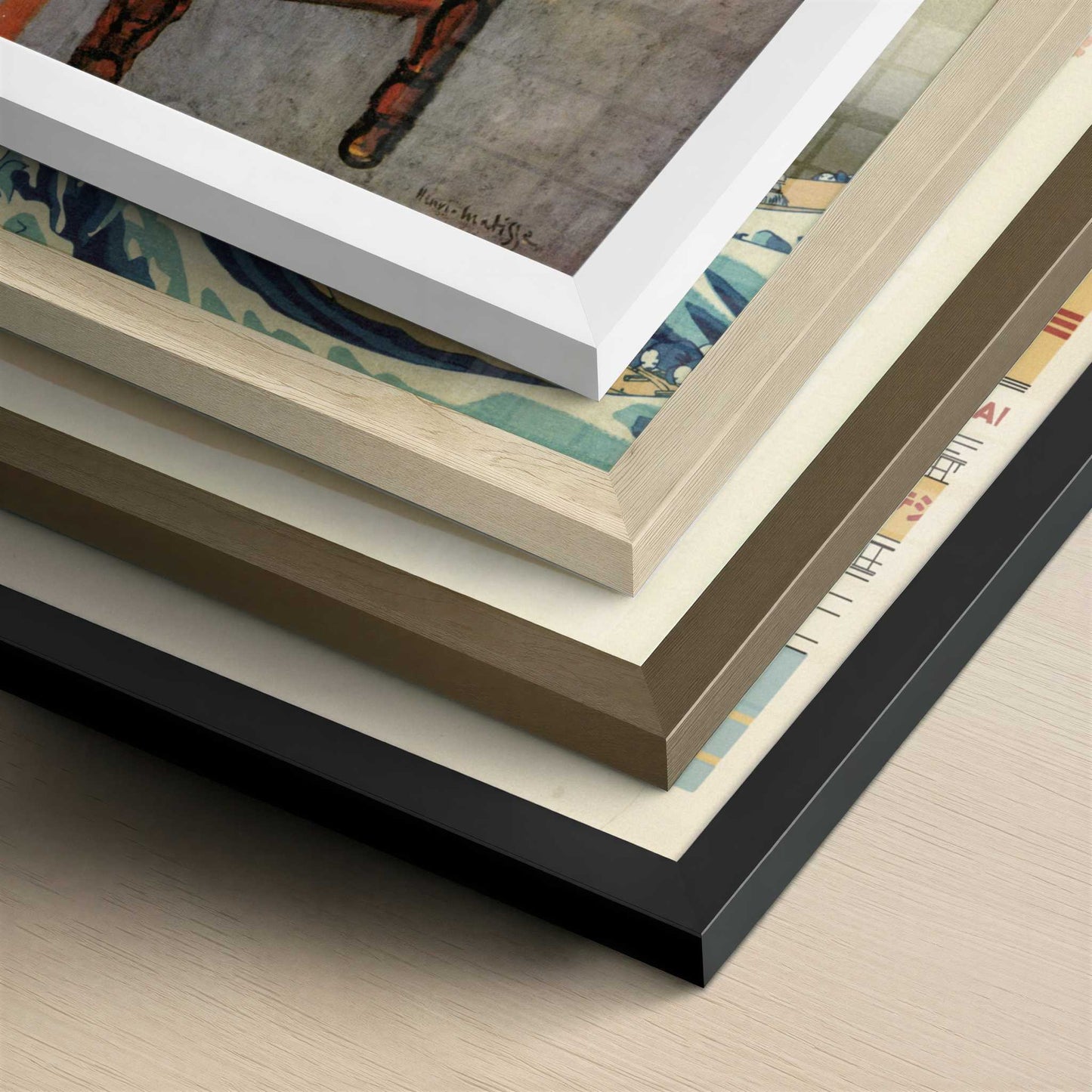 The Lorrain Chair (1919) by Henri Matisse – Art Print - Close-up detail of the different frames