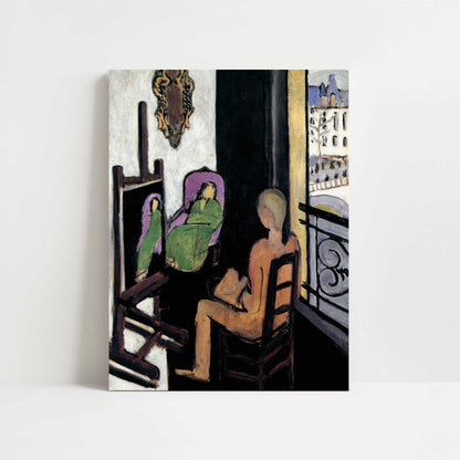 The Painter & his Model (1917) by Henri Matisse – Art Print - Unframed art print