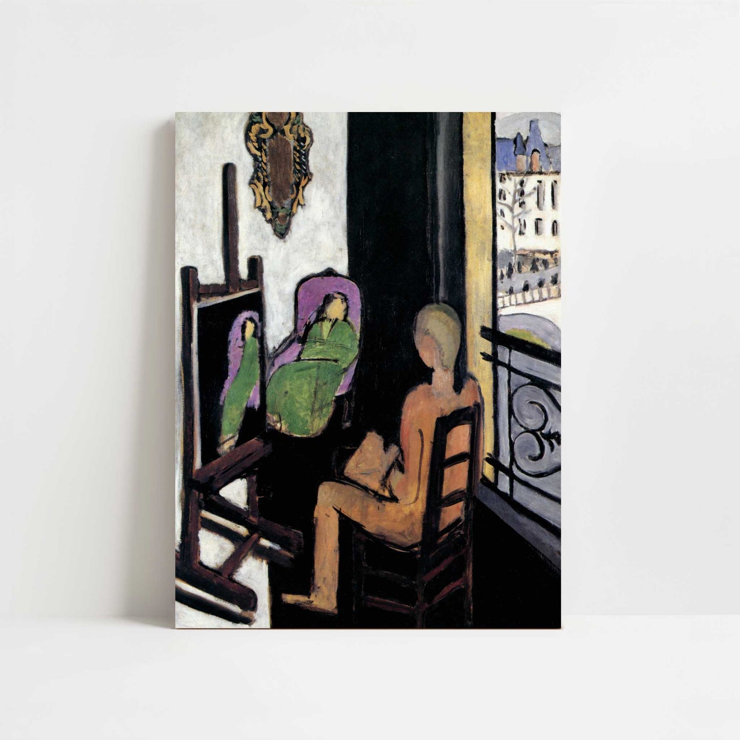 The Painter & his Model (1917) by Henri Matisse – Art Print - Unframed art print
