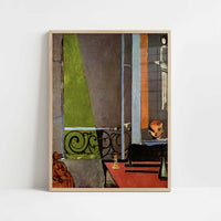 The Piano Lesson (1916) by Henri Matisse – Art Print - Art print in oak frame