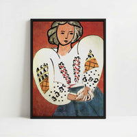 Framed Canvas - Framed canvas in black frame