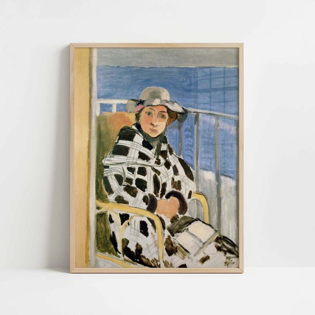 The Scottish Coat (1918) by Henri Matisse – Art Print - Art print in oak frame